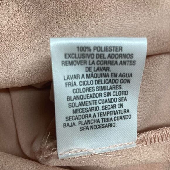 MAISON JULES Women’s Tan Blue & Peach Dress Size Small - Picture 7 of 11